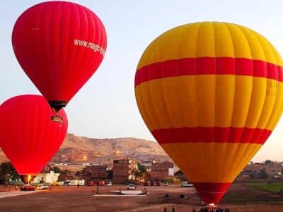 Heißluftballon Luxor bei Sonnenaufgang mit Hoteltransfer 4