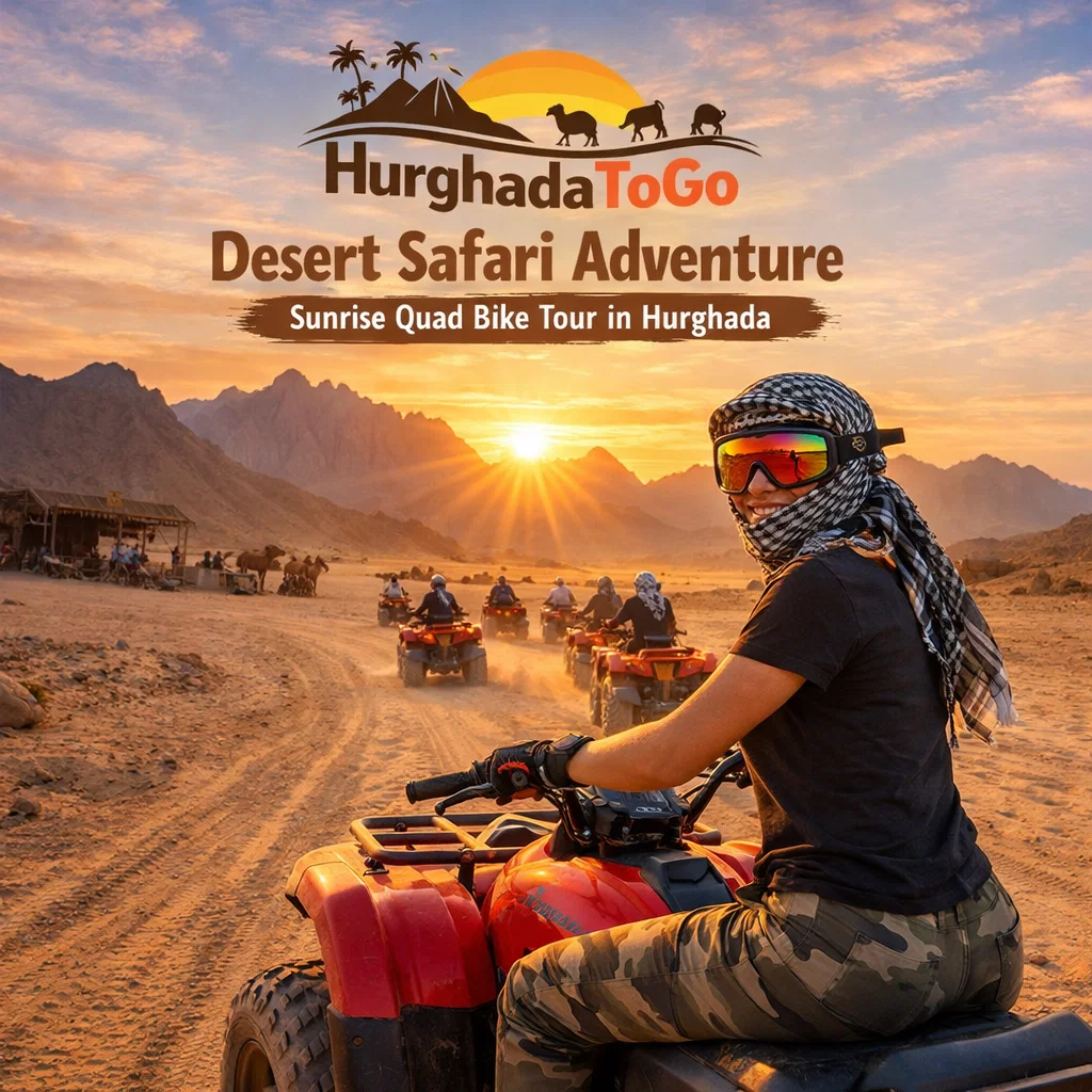 Sunrise Quad Bike 3 hours in Hurghada with Desert Safari Adventure