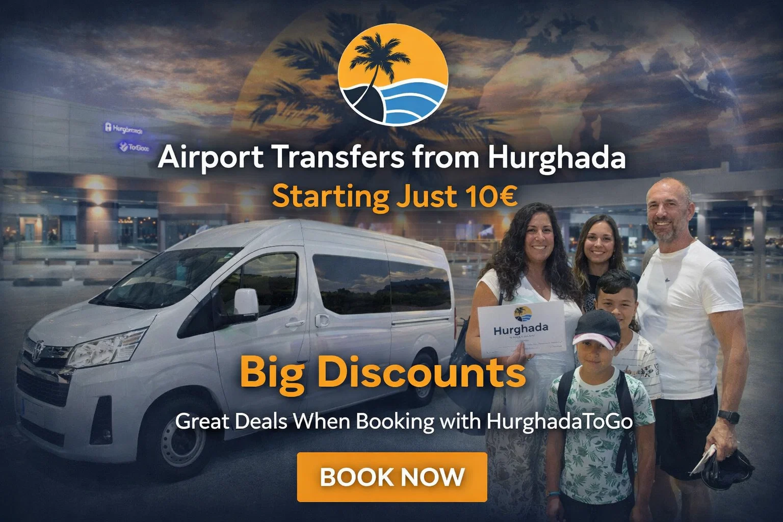 Airport Transfers from Hurghada Starting Just 10€