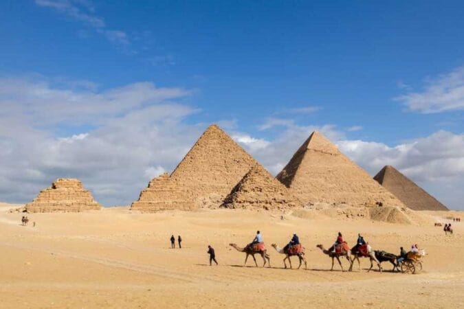 Pyramids from Hurghada