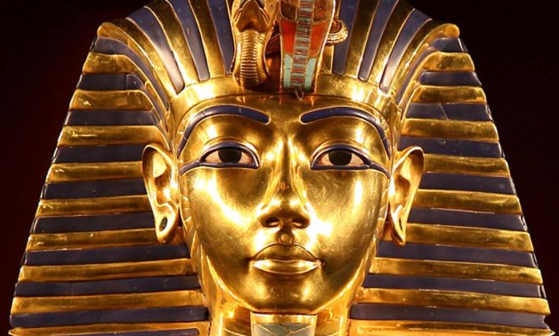Cairo Day Trip from Hurghada by Bus 2026 Cheap Price Tutankhamun's golden mask gleaming inside the Grand Egyptian Museum