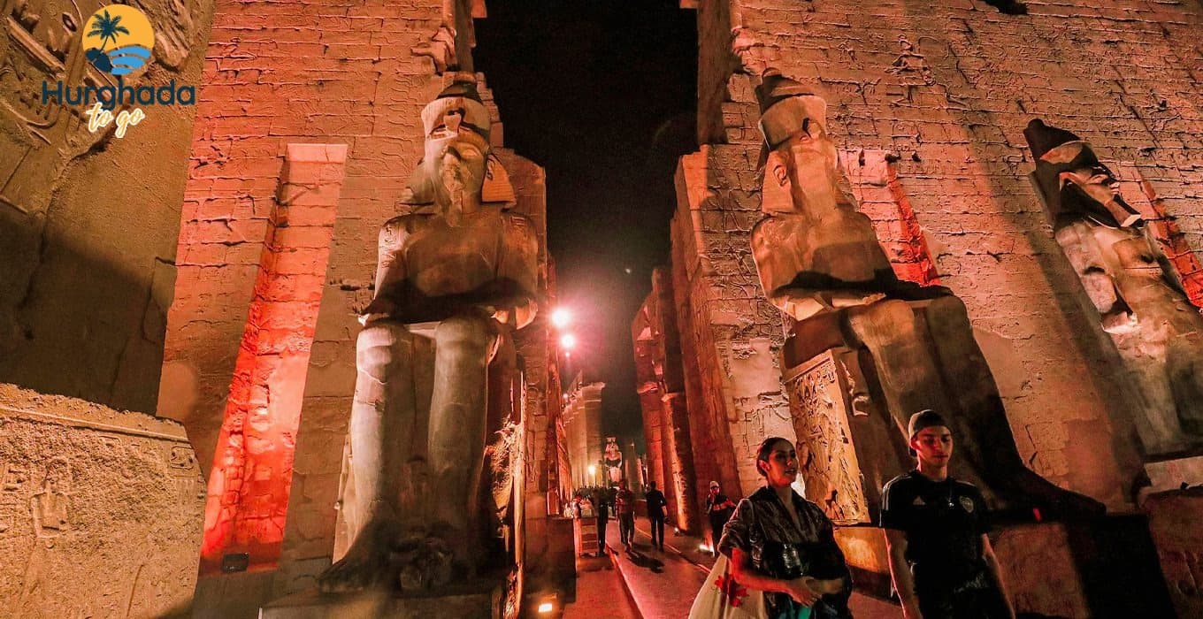 Luxor Temple by Night