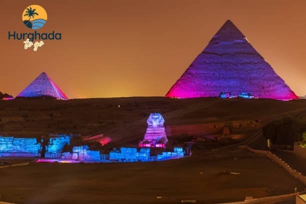 Light Show at the Pyramids