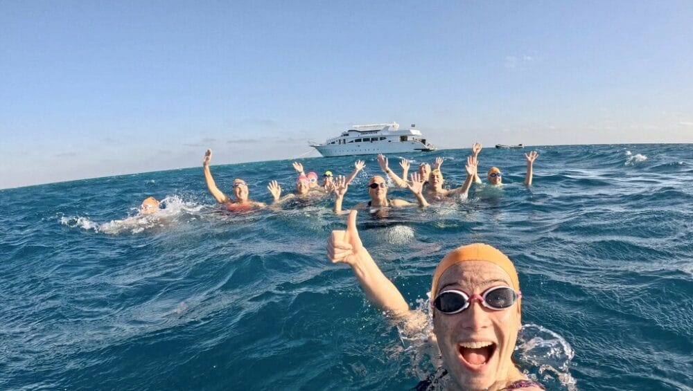 Swim in Winter in Egypt