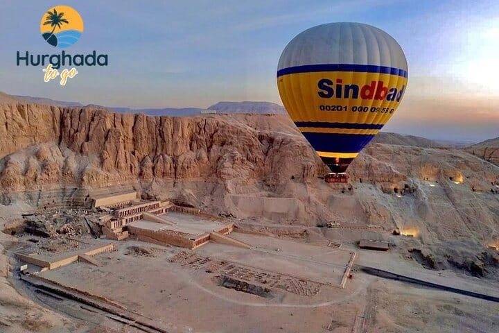 Hot air balloon ride over Valley of the Kings in Luxor