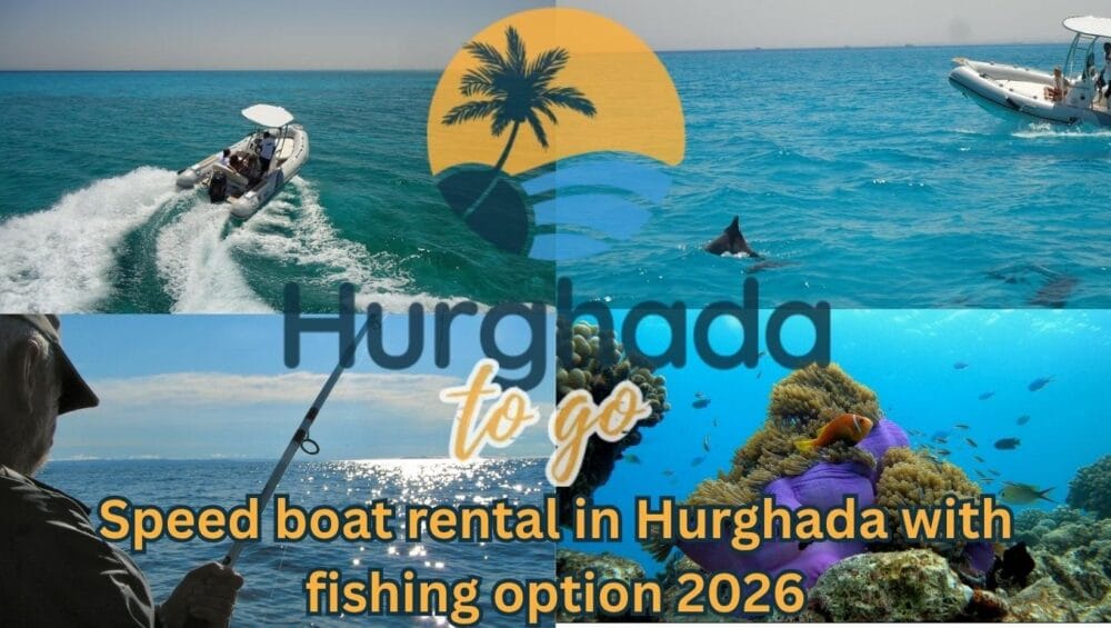 Speed boat rental in Hurghada with fishing option 2026
