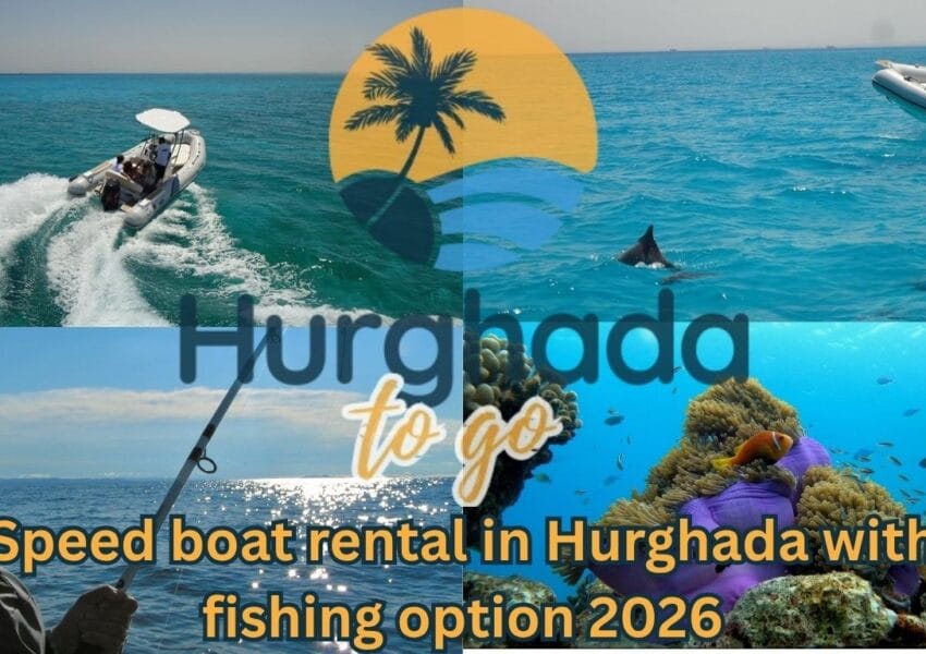 Speed boat rental in Hurghada with fishing option 2026