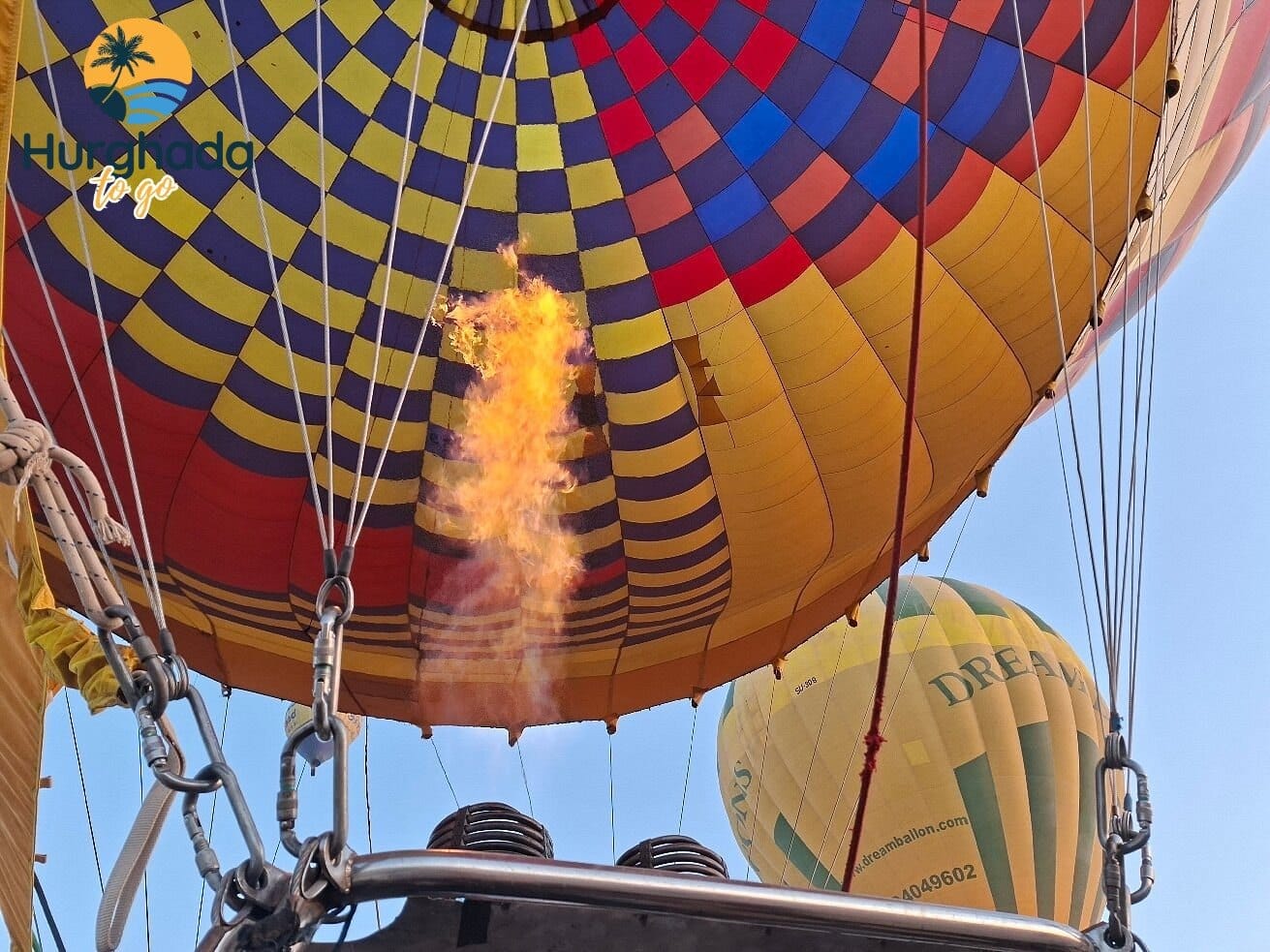 Hot air balloon ride over Valley of the Kings in Luxor