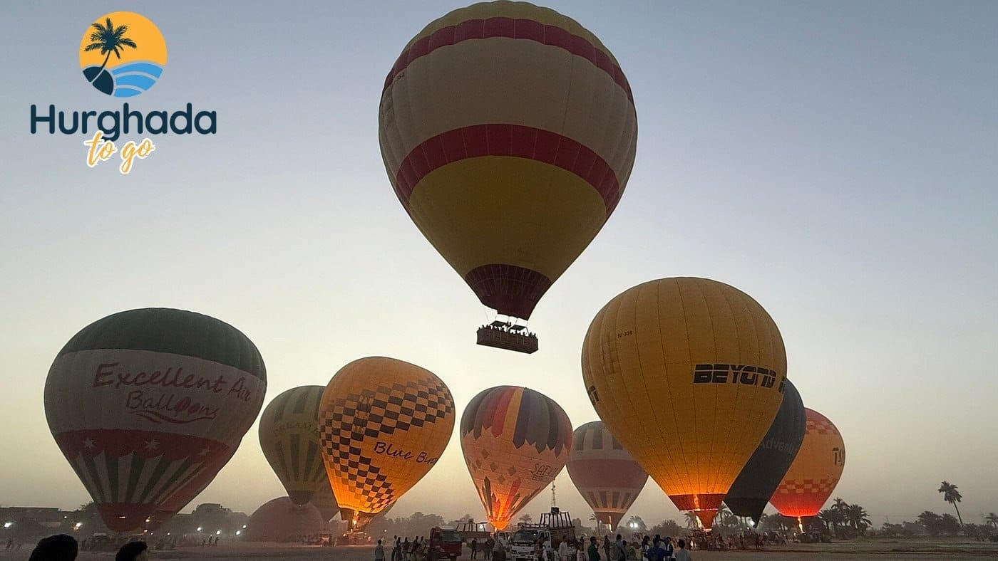 Hot air balloon ride over Valley of the Kings in Luxor