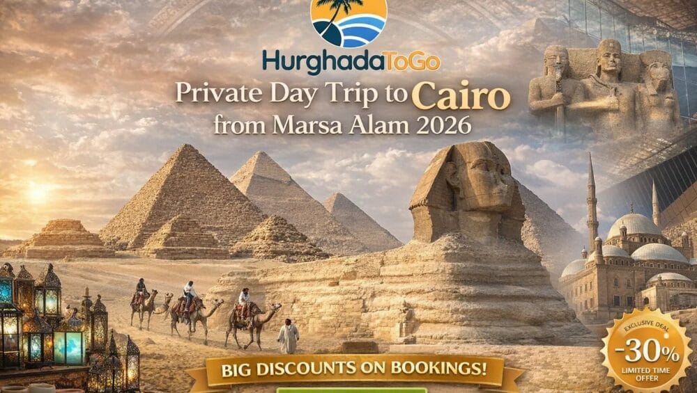 Egypt travel — the landscape and coastline that greets every arriving traveler