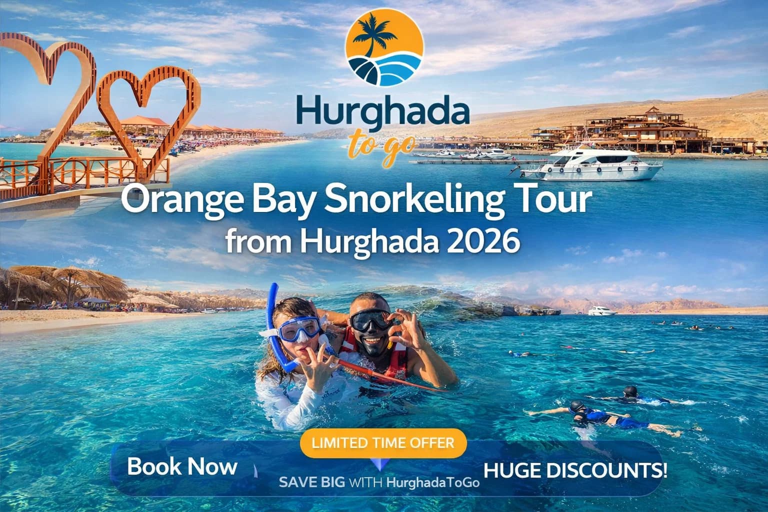 Orange Bay Snorkeling Tour from Hurghada 2026