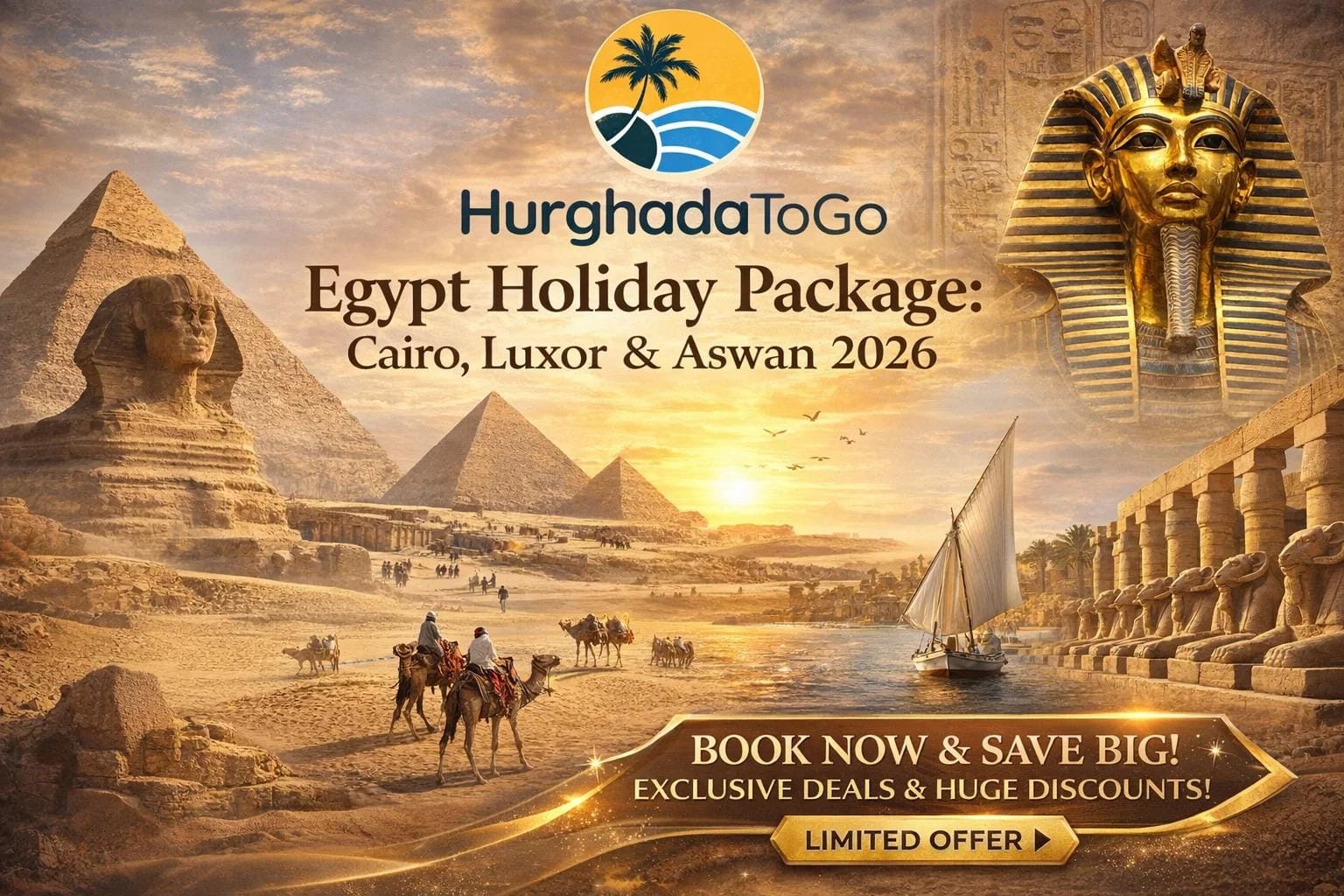Egypt Holiday Package: Cairo, Luxor & Aswan 2026