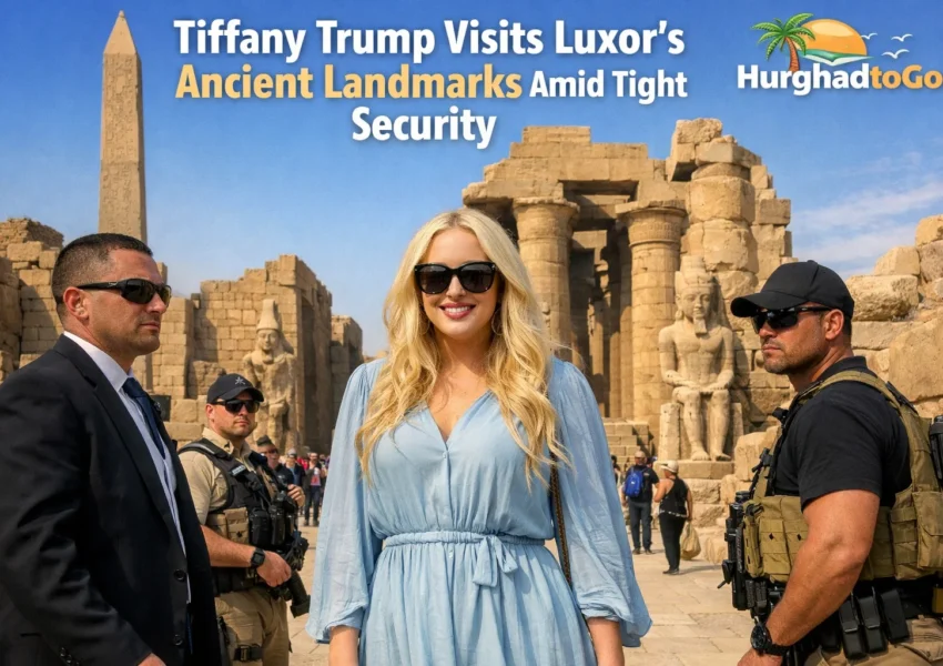 Tiffany Trump, family visit Egypt’s Luxor landmarks amid tight security