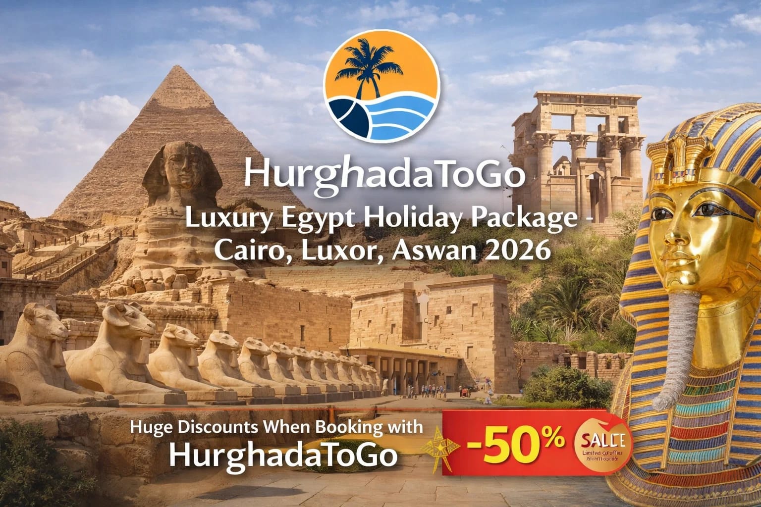 Luxury Egypt Holiday Package – Cairo, Luxor, Aswan 2026