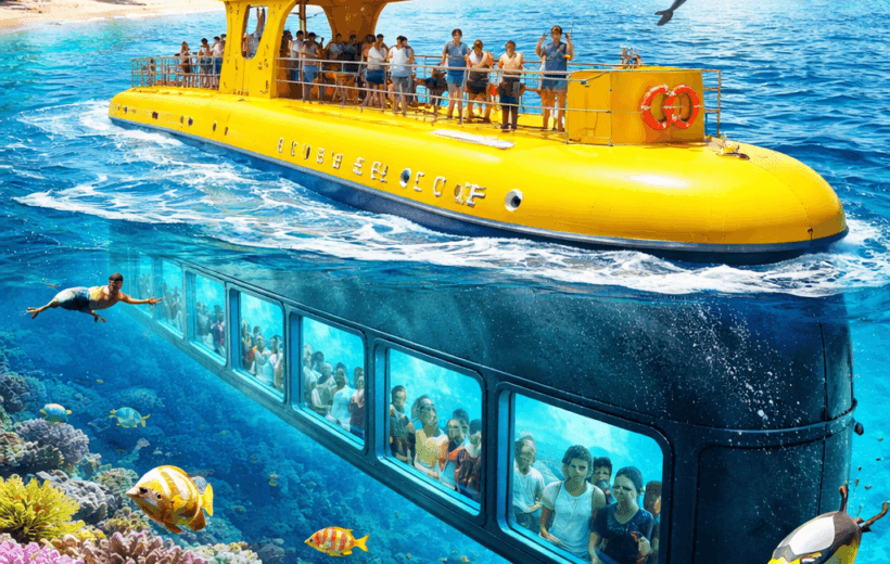 Hurghada Semi Submarine Adventure with 30 Minute Snorkeling