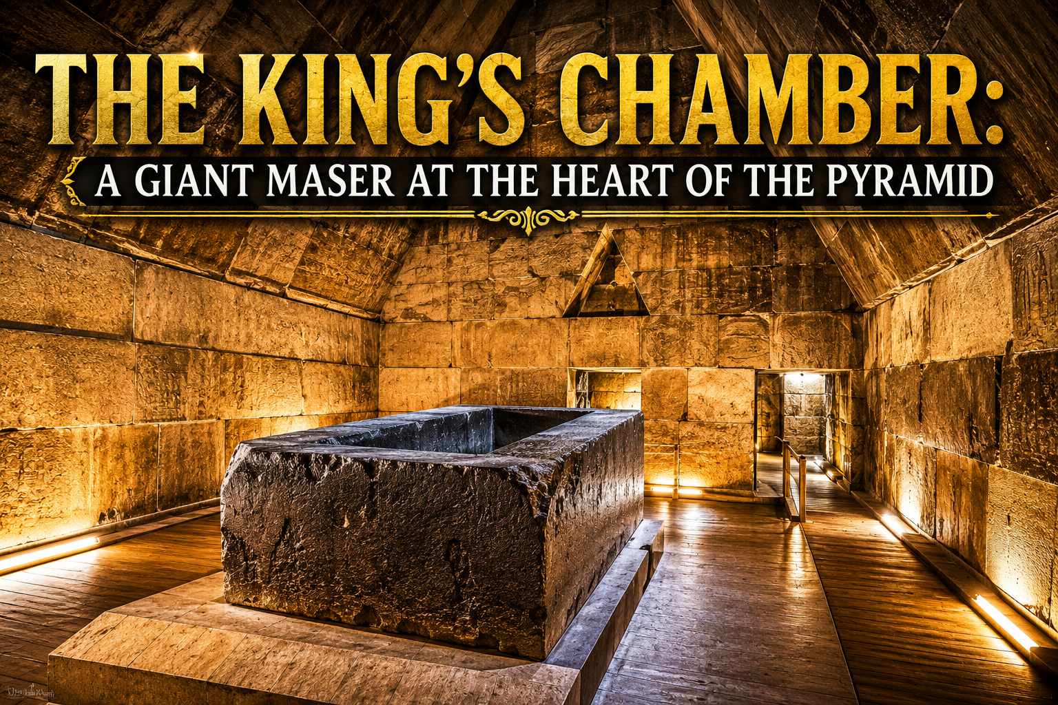 The King’s Chamber A Giant Maser at the Heart of the Pyramid