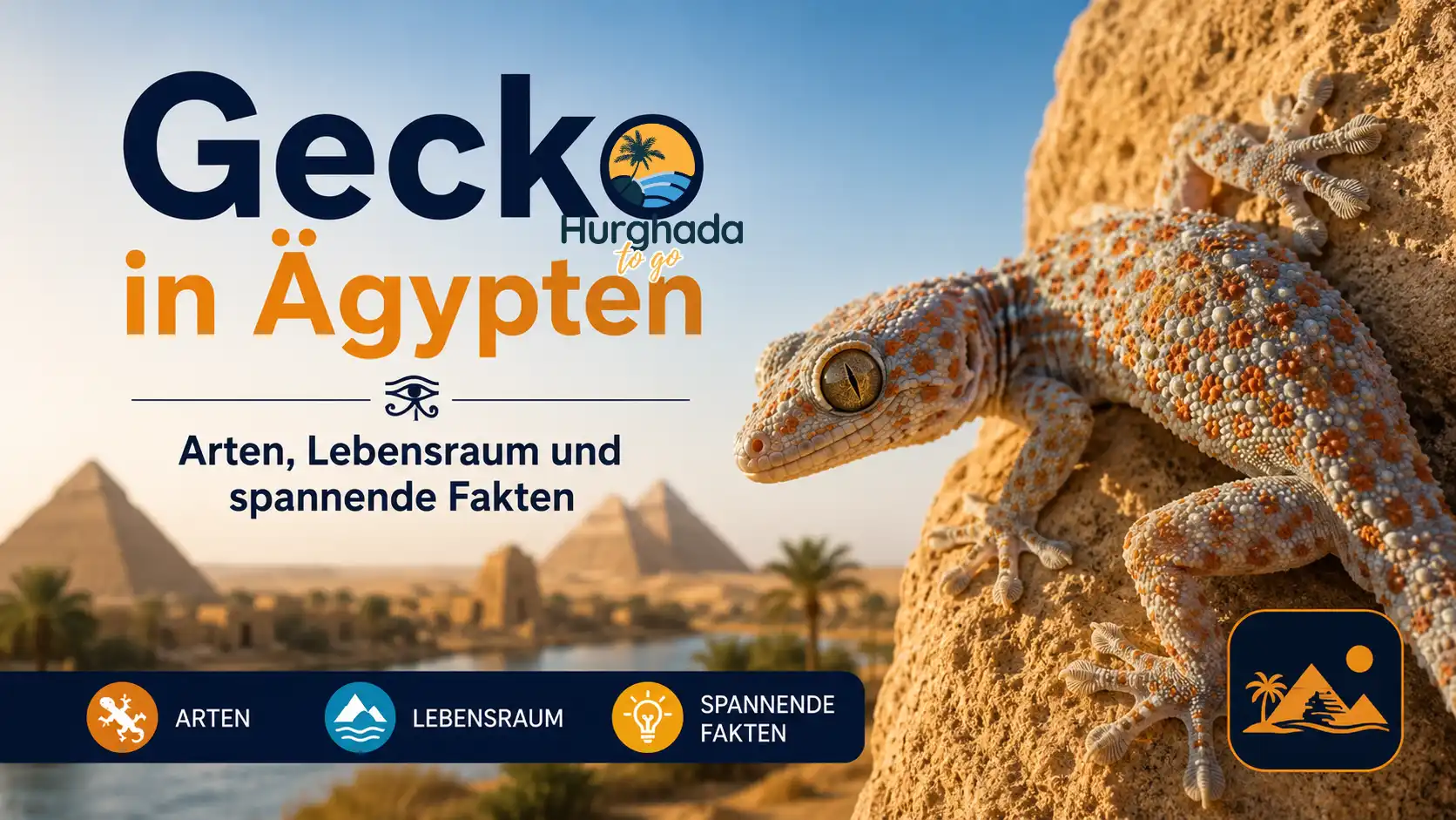 Gecko in Ägypten – Arten, Lebensraum und spannende Fakten